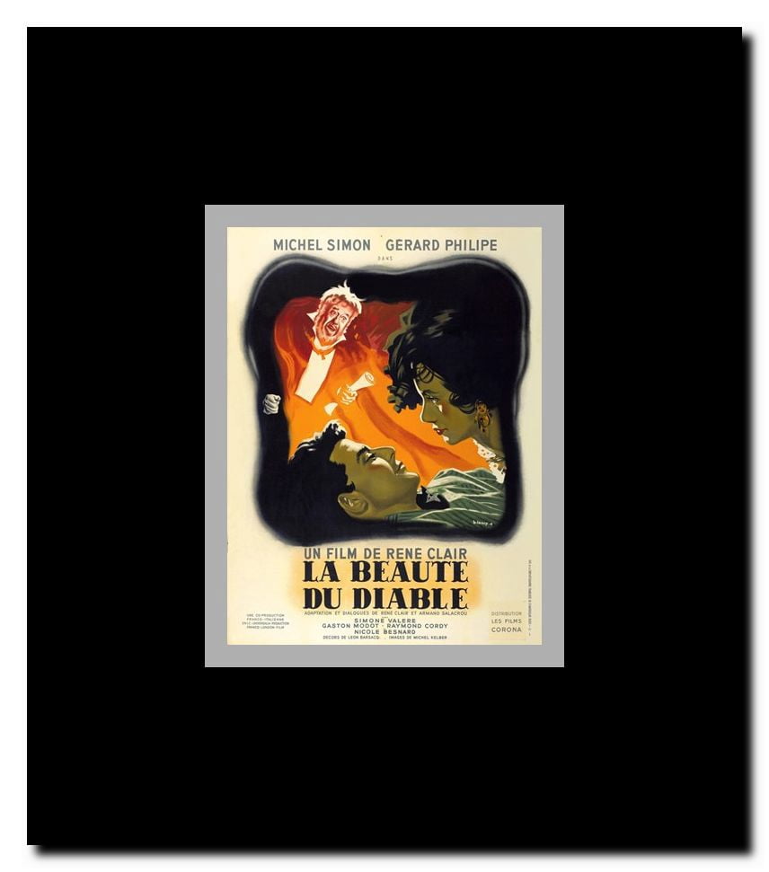 Beauty and the Devil Framed Movie Poster