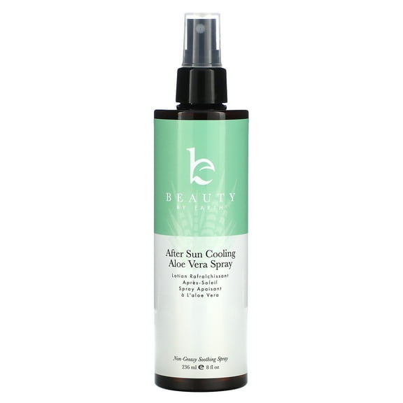 Beauty by Earth Cooling After Sun Care Spray - With Organic Aloe Vera Gel, Aloe Vera Gel Spray for Sunburn Relief