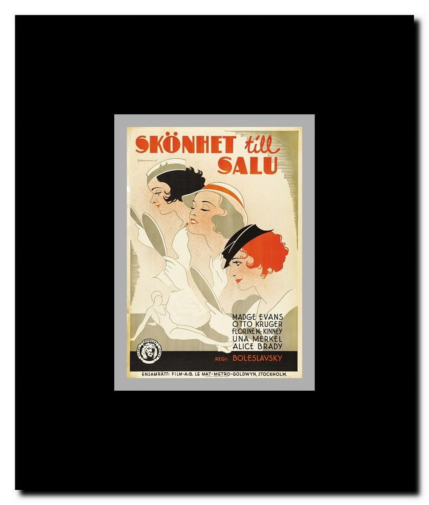 Beauty for Sale Framed Movie Poster