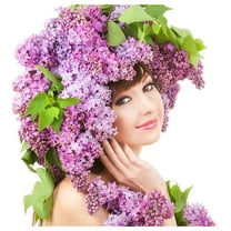 Beauty from Within Flowerhead -14"x14" Canvas Artwork - Multi-Color 14 x 14