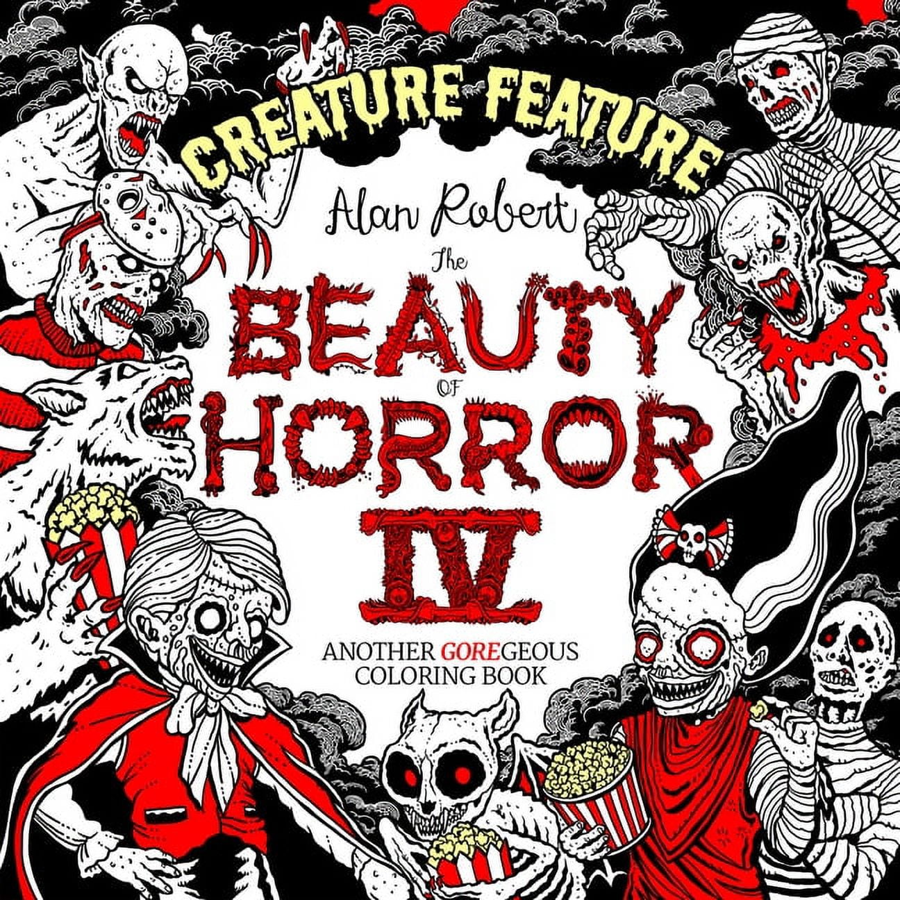 Beauty of Horror The Beauty of Horror 4: Creature Feature Coloring