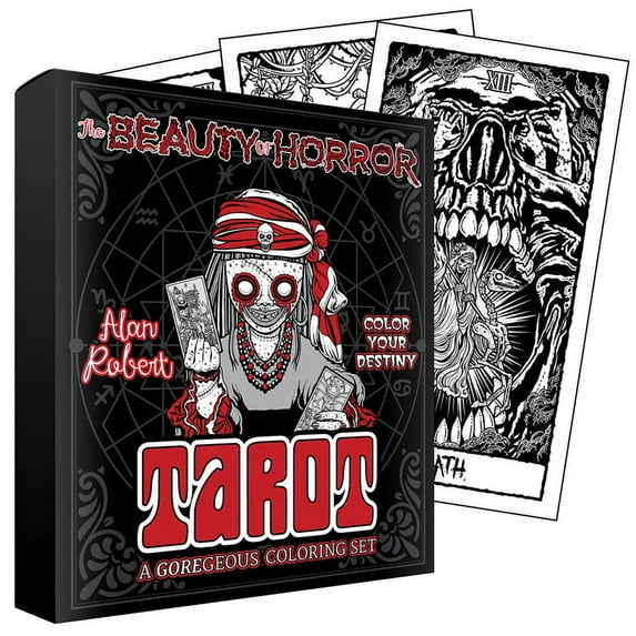 Beauty of Horror: The Beauty of Horror: Color Your Destiny Tarot Deck (Cards)