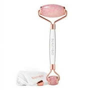BeautyBio GloPRO Rose Quartz Roller All-In-One Contouring Face and Body Head