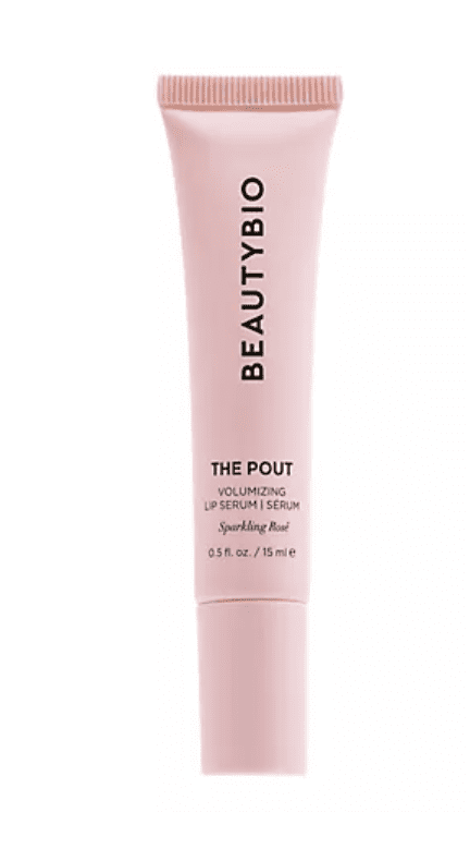 BeautyBio The Pout Volumizing Lip Serum 0.5 oz | Hydrating, Plumping & Smoothing | Hyaluronic Acid & Collagen-Boosting Formula