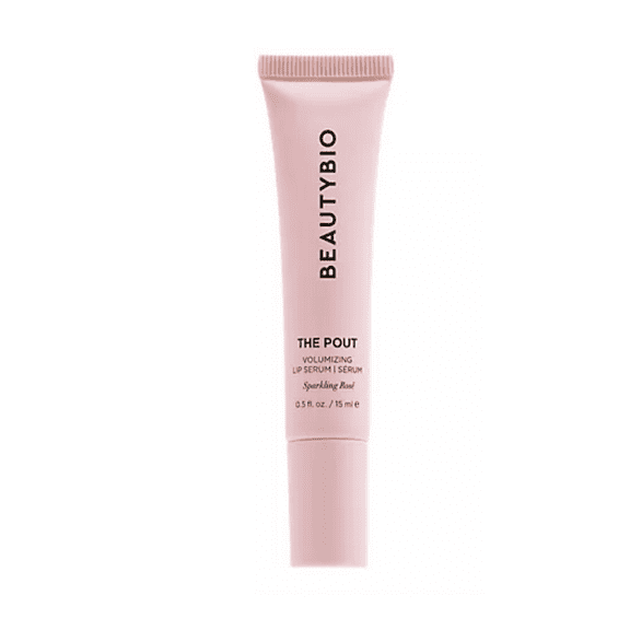 BeautyBio The Pout Volumizing Lip Serum 0.5 oz | Hydrating, Plumping & Smoothing | Hyaluronic Acid & Collagen-Boosting Formula