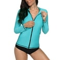 thumbnail image 1 of BeautyIn Swim Shirt for Women UV Sun Protection Rash Guard Surfing Top, 1 of 6