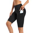 thumbnail image 1 of BeautyIn Women Yoga Shorts Tummy Control Workout Leggings with Side Pockets, 1 of 7