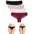 thumbnail image 1 of BeautyIn Womens Lace Panties Hipster Bikini Underwear 4 Pack, 1 of 7