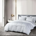 thumbnail image 1 of BeautyRest 400tc Sateen Cotton European Goose Down Comforter - All Seasons-Size:F/Q, 1 of 5