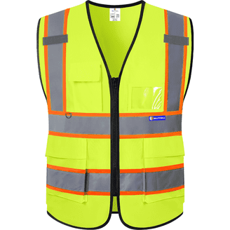 Shop Neon High Visibility Safety Vests for Work and Outdoor Activities