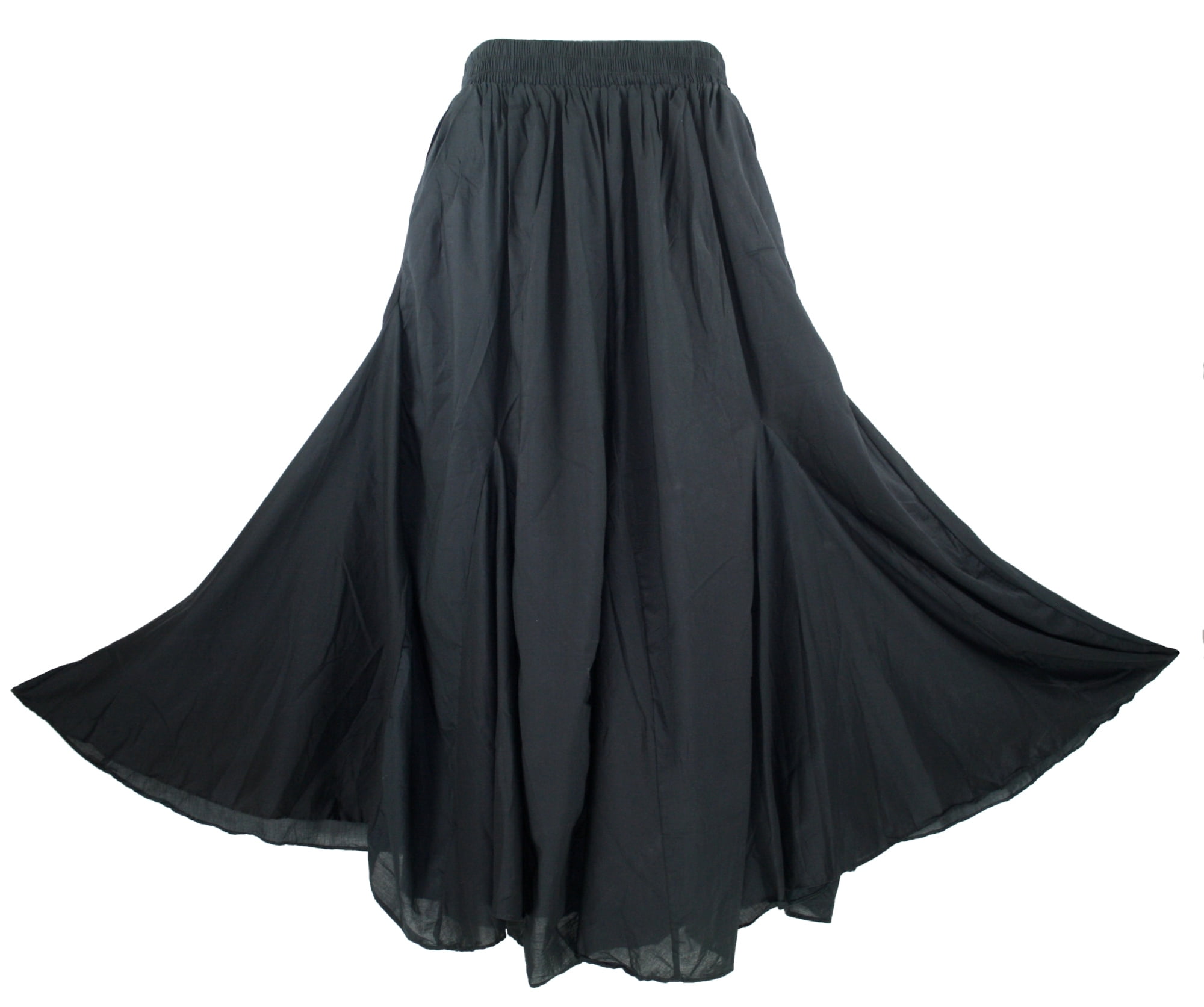 JSE Couture Black Elegant Crepe Godet Look 35