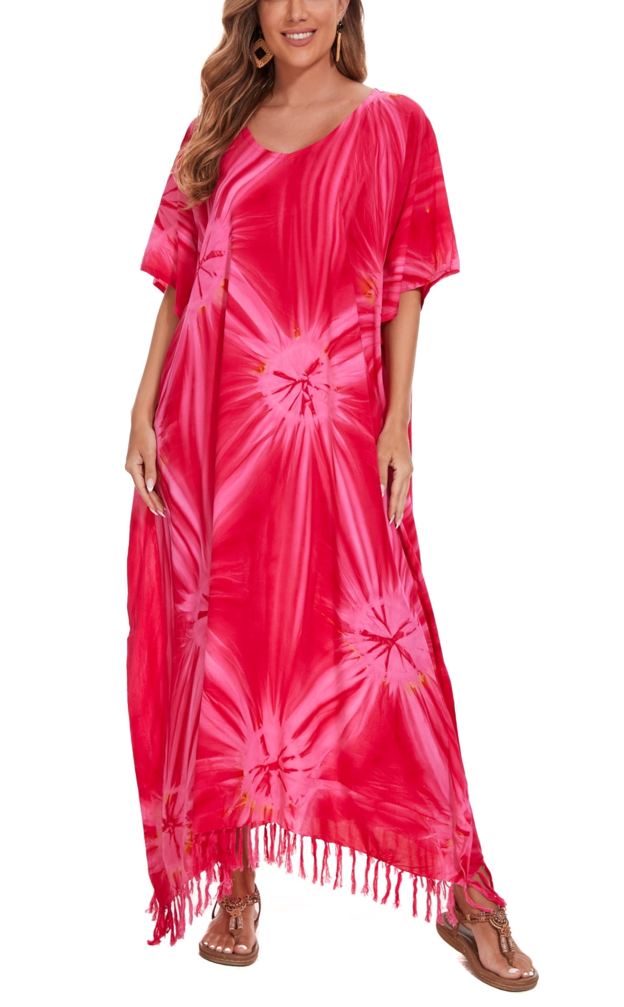 fuchsia plus size maxi dress boohoo Women's Plus Chiffon Layered Ruffle Maxi Dress in Fuchsia