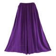 thumbnail image 1 of Beautybatik Purple Solid Rayon Women Flowy Loose Palazzo Wide Leg Flare Pants Trouser Plus Size 3X, 1 of 5