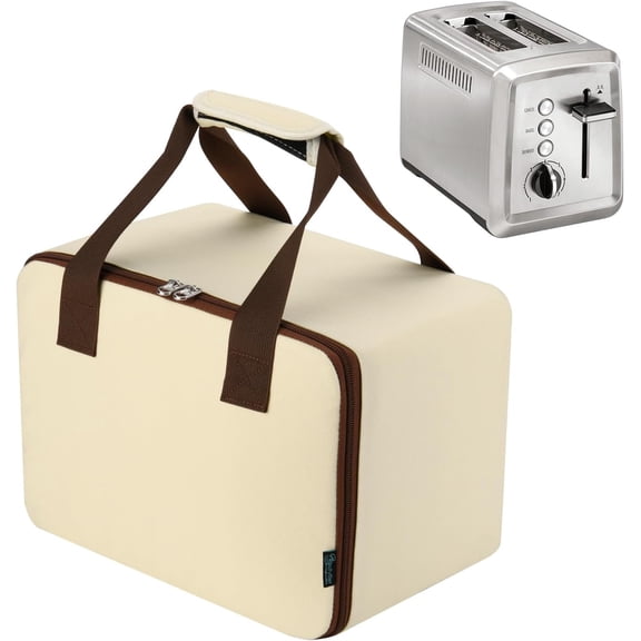 Beautyflier Carrying Bag for Hamilton Beach 2 Slice Extra Wide Slot Toaster, Portable Carry Case Travel Storage with Hand Strap, Durable and Long-Lasting (Bag Only)