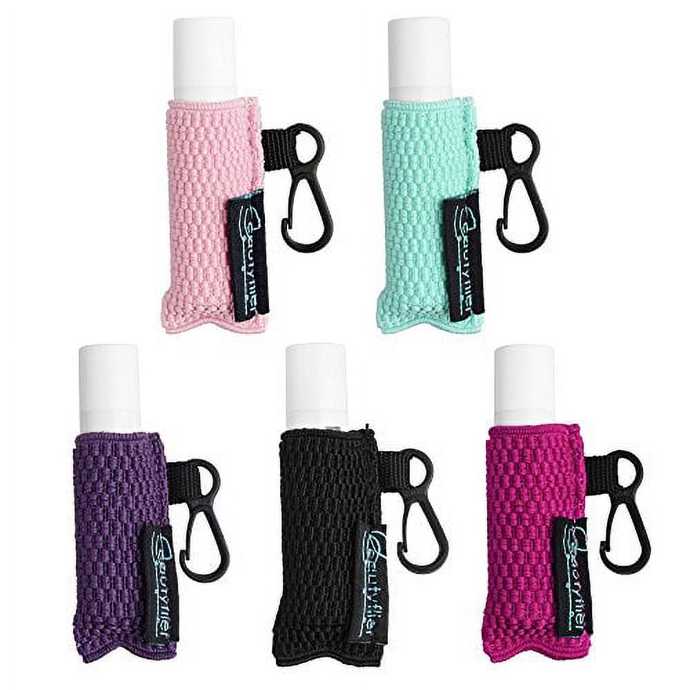 Beautyflier Chapstick Holder in Bulk, Lip Balm Sleeve Pouch, Lip Gloss