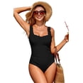 thumbnail image 1 of Beautyin Sexy Monokini Swimwear One Piece Swimsuit Women Square Collar Bathing Suit, 1 of 7