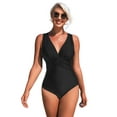 thumbnail image 1 of Beautyin Sexy Monokini Swimwear One Piece Swimsuit Women V Collar Bathing Suit, 1 of 7