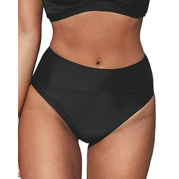 Beautyin Sexy Womens Low Waisted Swim briefs Solid Swim Bottoms Tankini Bikini Bottoms