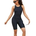 thumbnail image 1 of Beautyin Womens One Piece Swimsuit Boyleg Trainning Suit Racerback Athletic Bathing Suit, 1 of 8