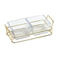 thumbnail image 1 of Beautynvta 2 Compartment Snack Tray, Fruit Storage Tray, Divided Fruit and Candy Dish for Snacks, Fruits, Candy and Condiments, 1 of 6