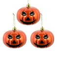 thumbnail image 1 of Beautynvta 3 Pcs Halloween Hanging Pumpkin Ornaments, Scary Pumpkin Hanging Decoration, Mini Plastic Halloween Tree Decorations for Halloween Small Tree Home Decor, 1 of 6