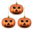 thumbnail image 1 of Beautynvta 3 Pcs Halloween Hanging Pumpkin Ornaments, Scary Pumpkin Hanging Decoration, Mini Plastic Halloween Tree Decorations for Halloween Small Tree Home Decor, 1 of 6