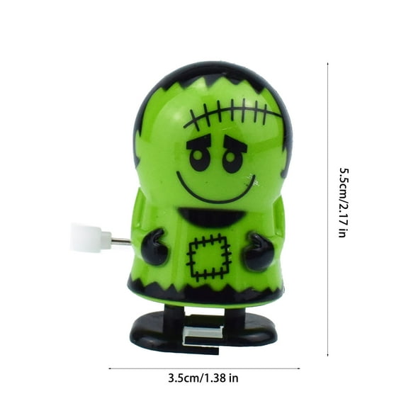 Beautynvta 3 Pcs Halloween Wind-Up Toys, Assorted Novelty Jumping and Walking Clockwork Toys for Halloween Party Favors Supplies, Birthday Gifts