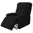 thumbnail image 1 of Beautynvta 4 Pieces Stretch Recliner Slipcover, Jacquard Recliner Chair Cover with Side Pocket, Non-Slip Fitted Recliner Cover Couch Furniture Protector with Elastic Bottom, 1 of 8
