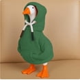 thumbnail image 1 of Beautynvta 7 Inch Desk Goose Outfits, Green Mini Hoodie Tabletop Goose Accessory, Magnetic Goose Statue Key Holder Clothes for Table, Porch and Holiday Decoration, 1 of 5