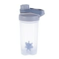 thumbnail image 1 of Beautynvta 700 ML Protein Shaker Bottle, Protein Shaker Bottle with Mixer Agitators, Blender Shaker Bottle for Gym & Outdoor Sports, Dishwasher Safe, Gray, 1 of 7