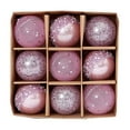 thumbnail image 1 of Beautynvta 9 Pcs Christmas Ball Ornaments, 3.15'' Glitter Sequin Shatterproof Plastic Christmas Tree Ornaments, Christmas Decoratiins Hanging Ornaments for Holiday Party Wedding Decor, 1 of 9