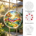 thumbnail image 1 of Beautynvta Acrylic Puzzle Suncatcher Window Hanging, 83 Pieces Sun Catcher Acrylic Puzzles, DIY Suncatchers Puzzles, Home & Garden Decor, 7.4'', (Colorful Mountains), 1 of 9