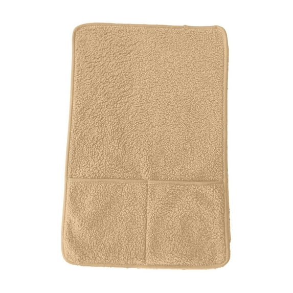 Beautynvta Armrest Cover with Storage Pockets, Recliner Chair Protector, Stretch Armchair Couch Arm Rest Cover for Recliner, Chair, Sofa, 22.4''x15'', Khaki