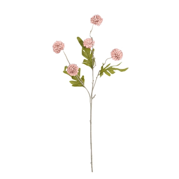 Beautynvta Artificial Ball Flowers, 20.4'' Spring Fake Flowers Stems Faux Silk Flowers for Autumn Wedding Filler DIY Bouquet Centerpieces Arrangements Shower