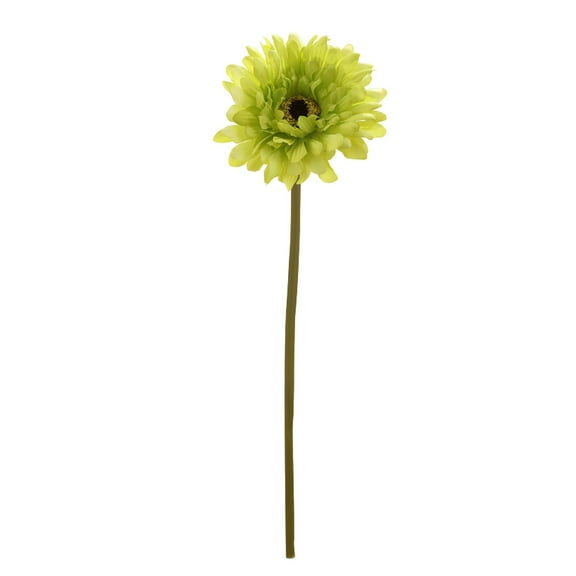 Beautynvta Artificial Chrysanthemum Flowers, Faux Chrysanthemum Flowers with Stems, Cemetery Flowers, Realistic Fake Chrysanthemum for Floral Arrangements, Outdoor Decor, Green