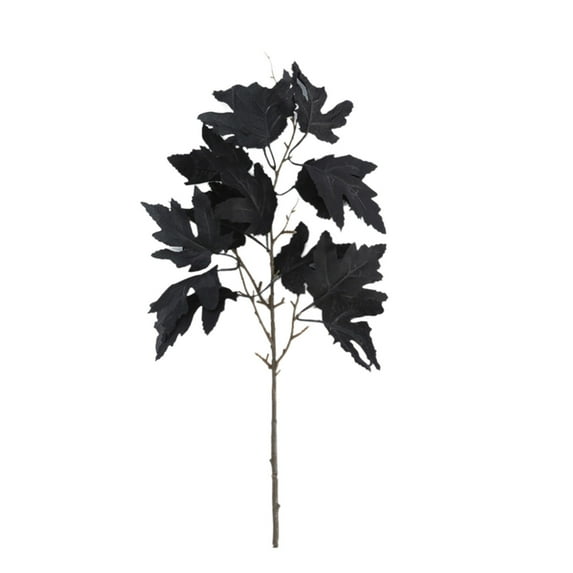 Beautynvta Artificial Maple Leaf Flower, Fake Fall Long Stem Maple Leaves Sunflower Pumpkin Flower Branch, Faux Autumn Flower for Halloween Thanksgiving Vase Decoration