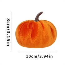 Beautynvta Artificial Pumpkin Decoration, Fall Foam Pumpkin Ornament, Realistic Fake Pumpkins, Fall Artificial Pumpkins for Thanksgiving Halloween Party Decorations, S