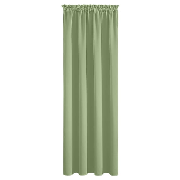 Beautynvta Blackout Curtains, Rod Pocket Room Darkening Curtains for Bedroom, Energy Saving Insulated Thermal Drapes for Living Room, 52''x63''