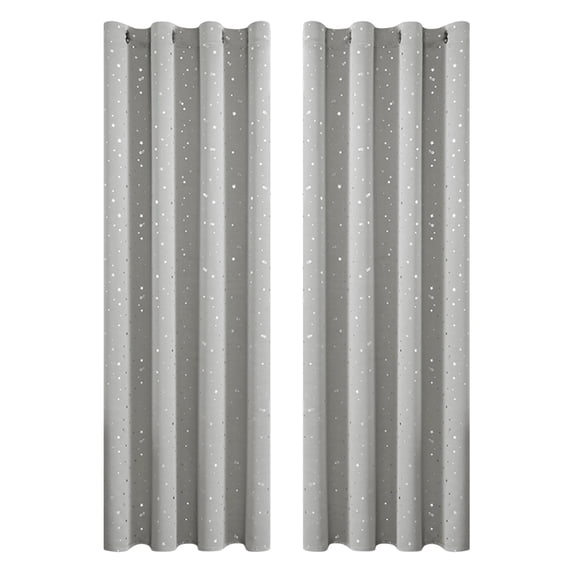Beautynvta Blackout Curtains for Bedroom, Room Darkening Window Drapes with Grommet for Living Room, Insulated Thermal Light Blocking Curtains, Gray