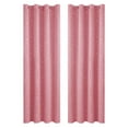 thumbnail image 1 of Beautynvta Blackout Curtains for Bedroom, Room Darkening Window Drapes with Grommet for Living Room, Insulated Thermal Light Blocking Curtains, Pink, 1 of 5