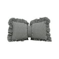 thumbnail image 1 of Beautynvta Bowknot Throw Pillows, Bow Plaid Decorative Pillow, Soft Lumbar Pillow Car Backrest Cushion for Living Room Bed Sofa Couch Car Decoration, 19.6''x11.8'', 1 of 6