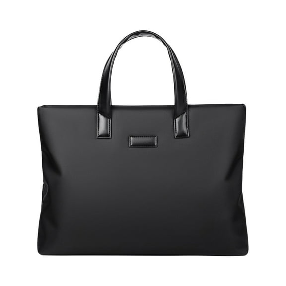Beautynvta Briefcase Handle Bag, Portable Large Capacity Briefcase with Multiple Compartments and Pockets for Business Meetings and Daily Commutes, Men's Gift, Black