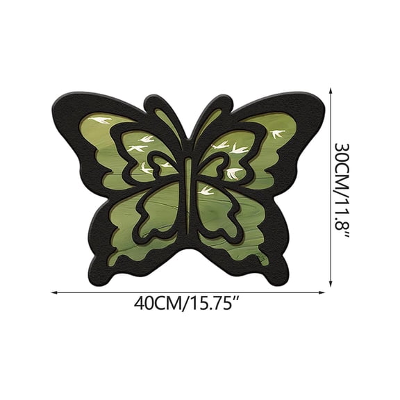 Beautynvta Butterfly Shaped Bath Mat, Diatomite Bath Mat, Super Absorbent Quick Dry Non-Slip Bathroom Mat, Floor Rug for Bathtub, Shower Room, Sink, 11.8''x15.7''