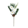 thumbnail image 1 of Beautynvta Christmas Floral Picks, Artificial Pine Picks, Christmas Pine Needles Branches with Berry Pinecone and Flower, for Flower Arrangements Wreaths Holiday Xmas Tree Decoration, 1 of 6