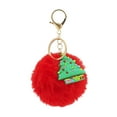 thumbnail image 1 of Beautynvta Christmas Keychain, Plush Fluffy Ball Keychain with Gift Box Christmas Tree Snowman Santa Claus Accessories, for Handbag Backpack Purse, Cute Soft Keychain Gift, 1 of 6