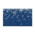 thumbnail image 1 of Beautynvta Christmas Kitchen Rugs, Snowflake Non-Slip Kitchen Mat, Blue Winter Rug, Absorbent Washable Floor Mat for Kitchen Laundry Room Decoration, 31.5''x19.7'', 1 of 7