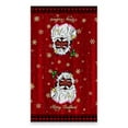 thumbnail image 1 of Beautynvta Christmas Kitchen Towel, Red Santa Claus Snowflake Printed Kitchen Towels Dish Towels, Winter Holiday Hand Towels for Hotel Beach Gym Spa, 18''x26'', 1 of 1