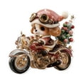 thumbnail image 1 of Beautynvta Christmas Ornaments, Cute Christmas Dog Riding Motorcycle Christmas Tree Decorations, Acrylic Pendant, Personalized Christmas Hanging Ornaments, Xmas Gifts, 1 of 5
