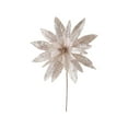 thumbnail image 1 of Beautynvta Christmas Poinsettia Flower, 11.8'' Glitter Poinsettia Flower Bouquet Xmas Tree Ornament for Home Flower Arrangement Xmas Wreath Garland Ornament, Rose Gold, 1 of 6