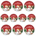 thumbnail image 1 of Beautynvta Christmas Snowman Party Tableware Set, Winter Snowman Dinnerware Kit, 7'' Disposable Paper Plates for Merry Christmas Winter Holiday Party Decoration , Serve 10, 1 of 2